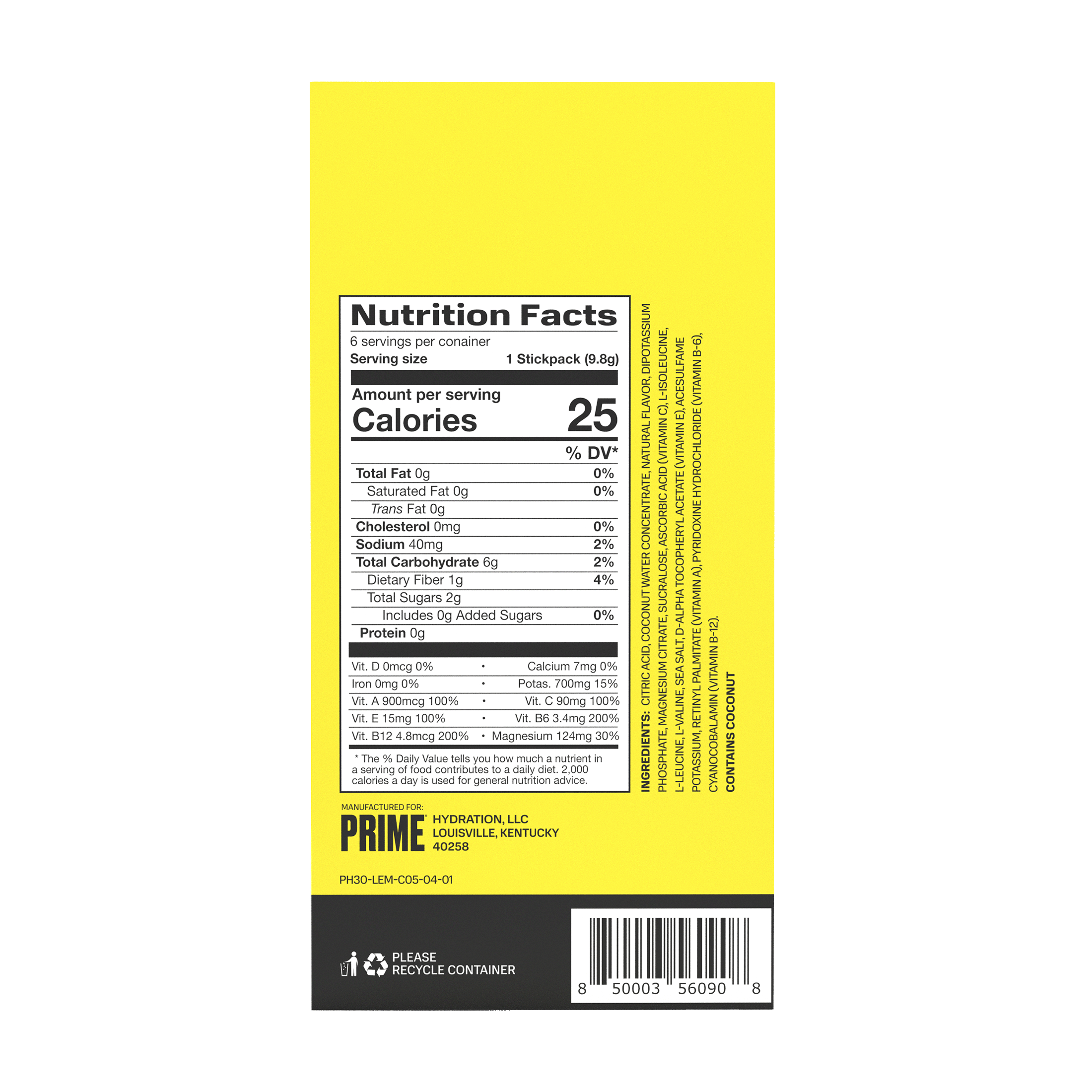 Hydration+ Sticks - Lemonade