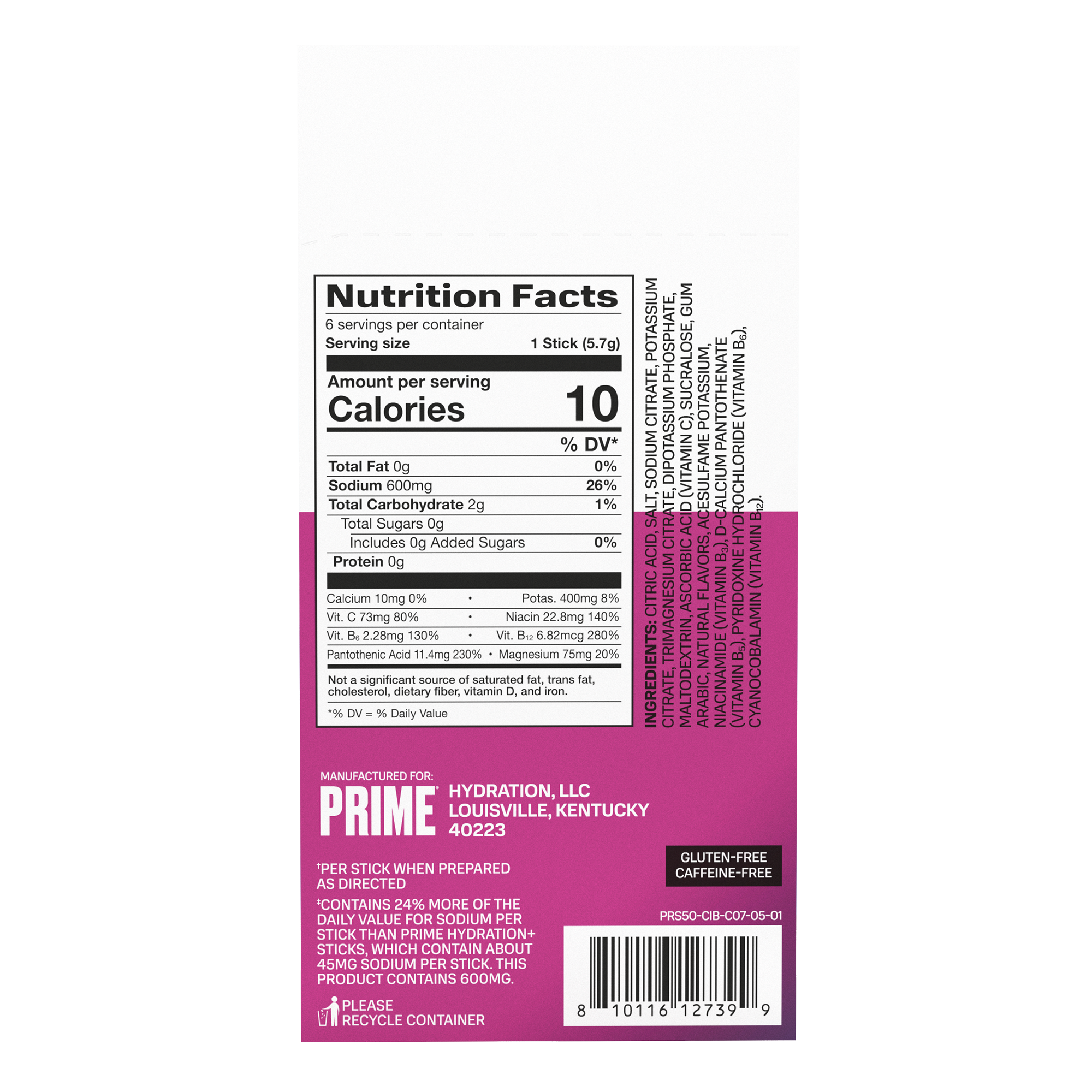 Rapid Rehydration Sticks - Berry Citrus Rush