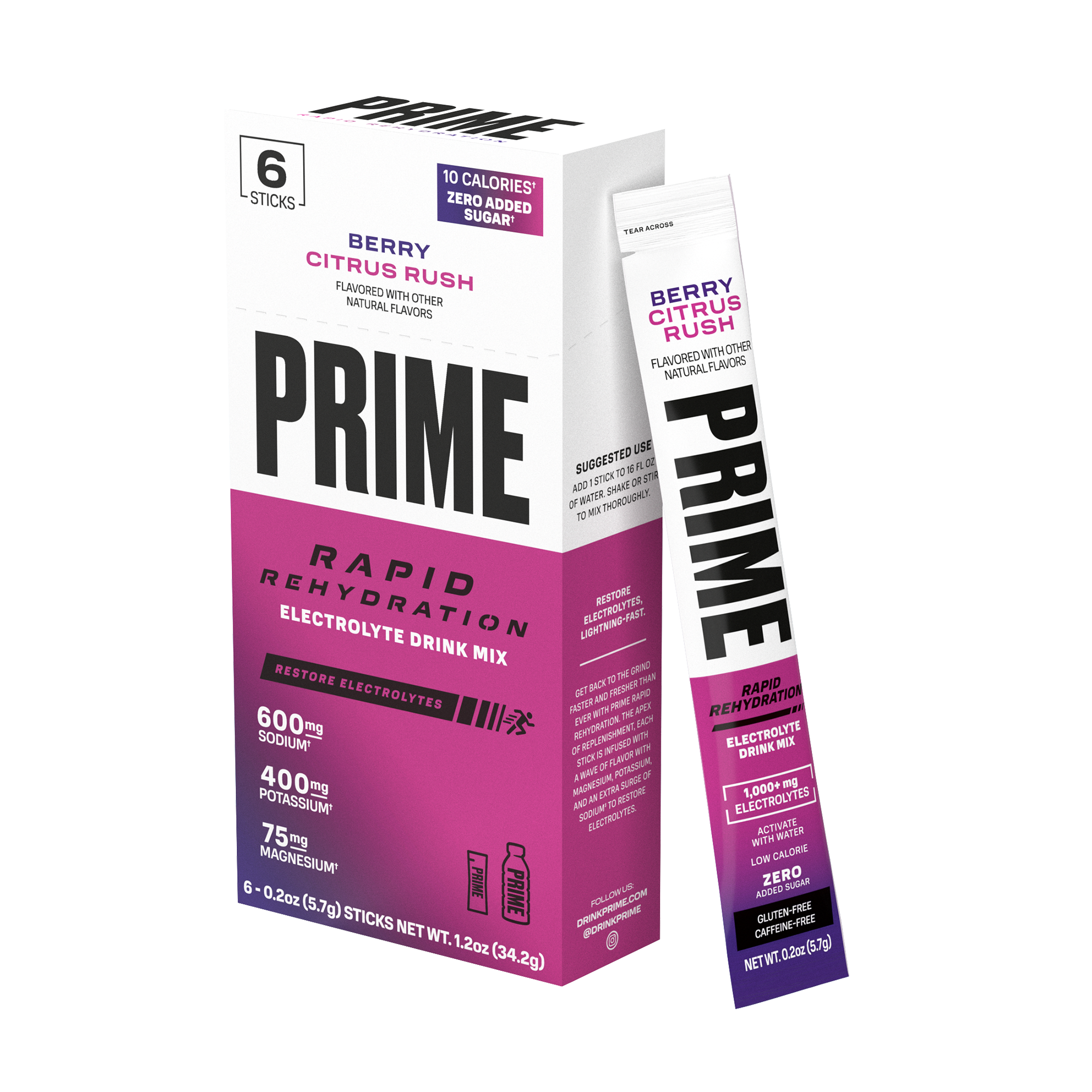 Rapid Rehydration Sticks - Berry Citrus Rush