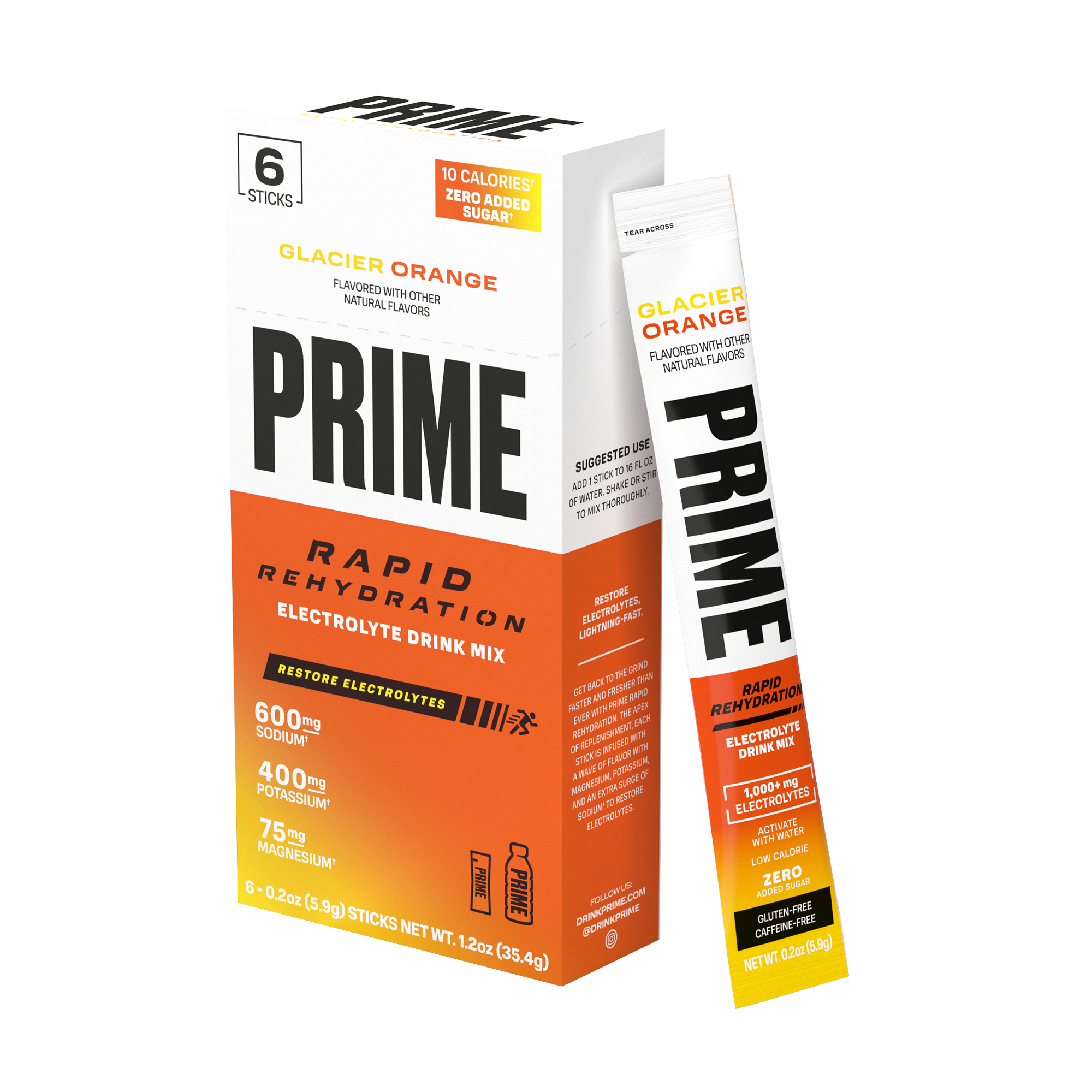 Rapid Rehydration Sticks - Glacier Orange