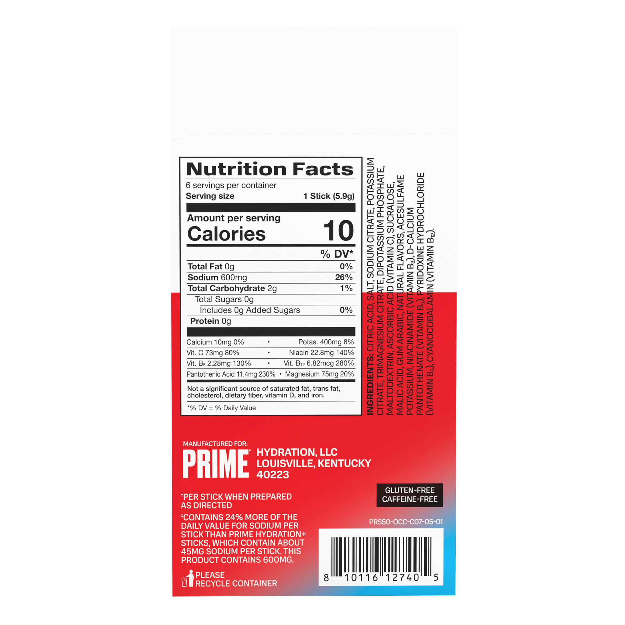 Rapid Rehydration Sticks - Ocean Cherry