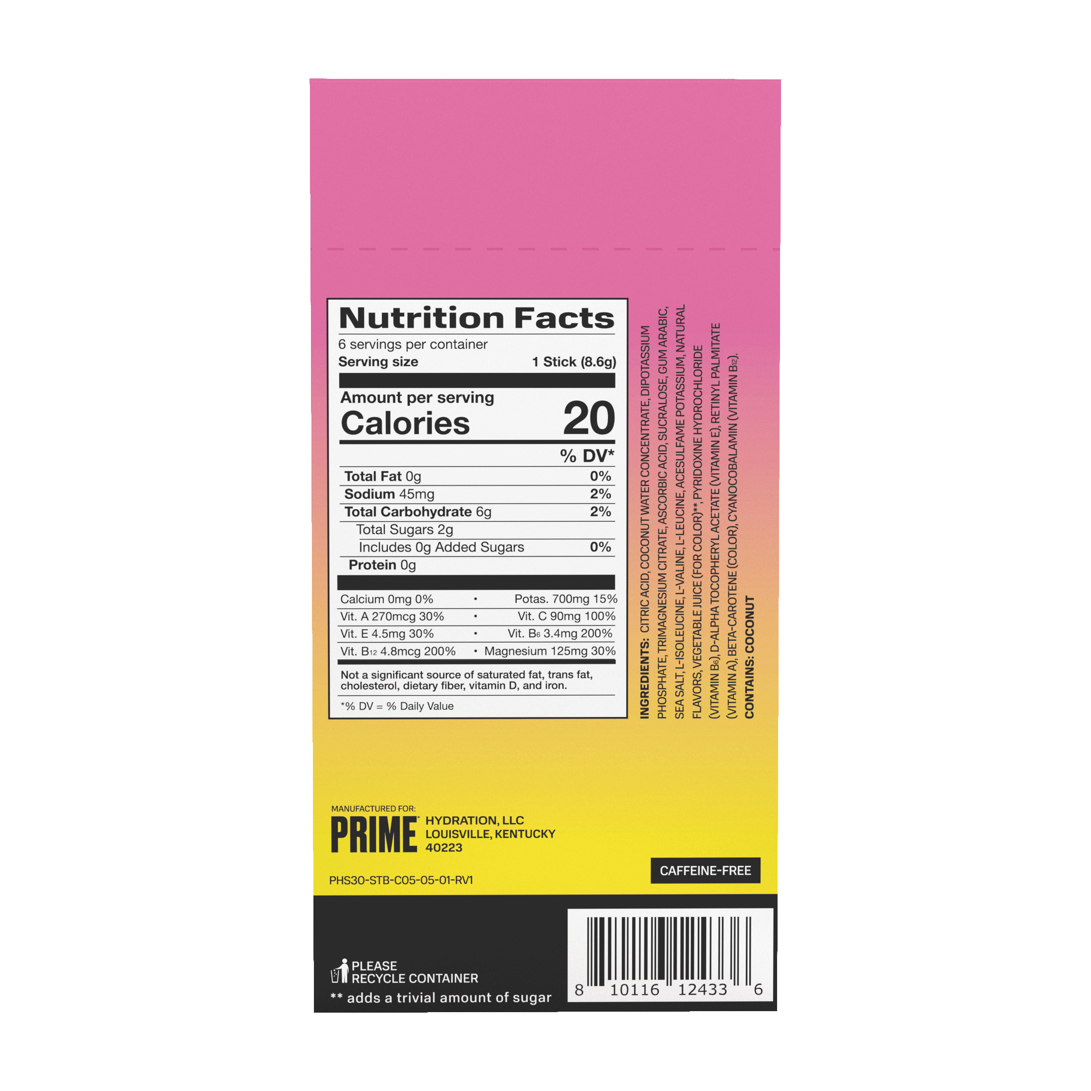 Hydration+ Sticks - Strawberry Banana