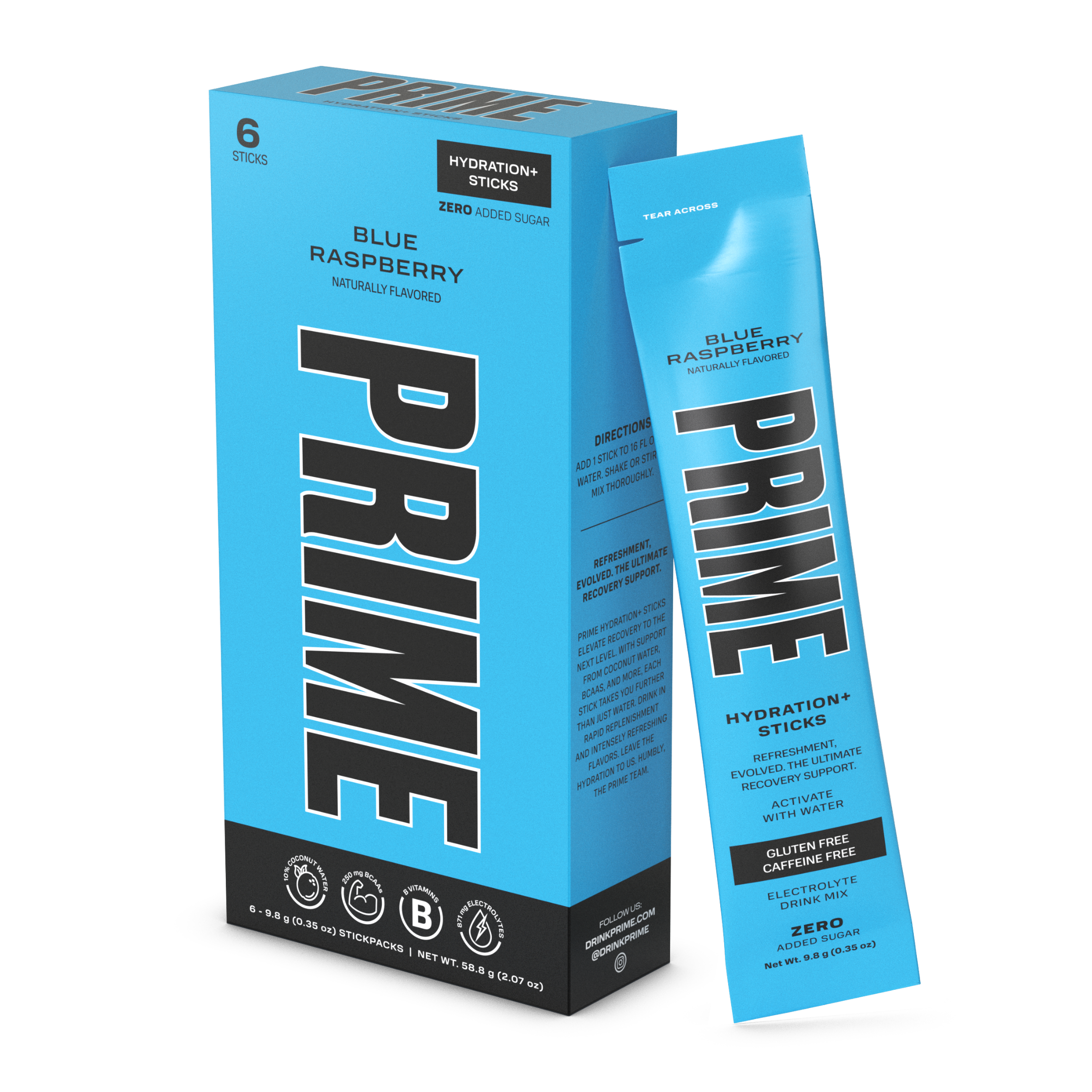 Hydration+ Sticks - Blue Raspberry